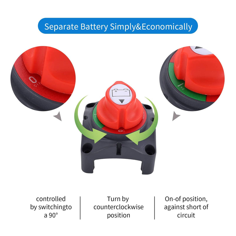 ACOPOWER 12-48V Battery Power Switch